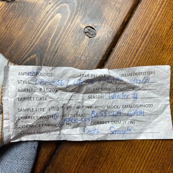 Anthropologie Pilcro Jeans Size 28 The Borrowed Boyfriend High Rise Distressed - Picture 6 of 10